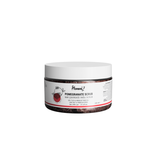     HOMM LIFE NAR ÇEKİRDEĞİ YAĞLI BİTKİ TANECİKLİ SCRUB 250 ML